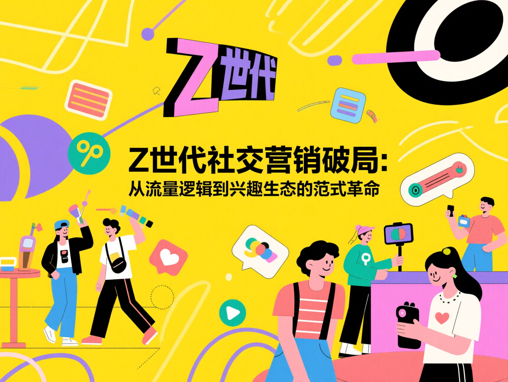 Z 世代社交营销破局：从流量逻辑到兴趣生态的范式革命