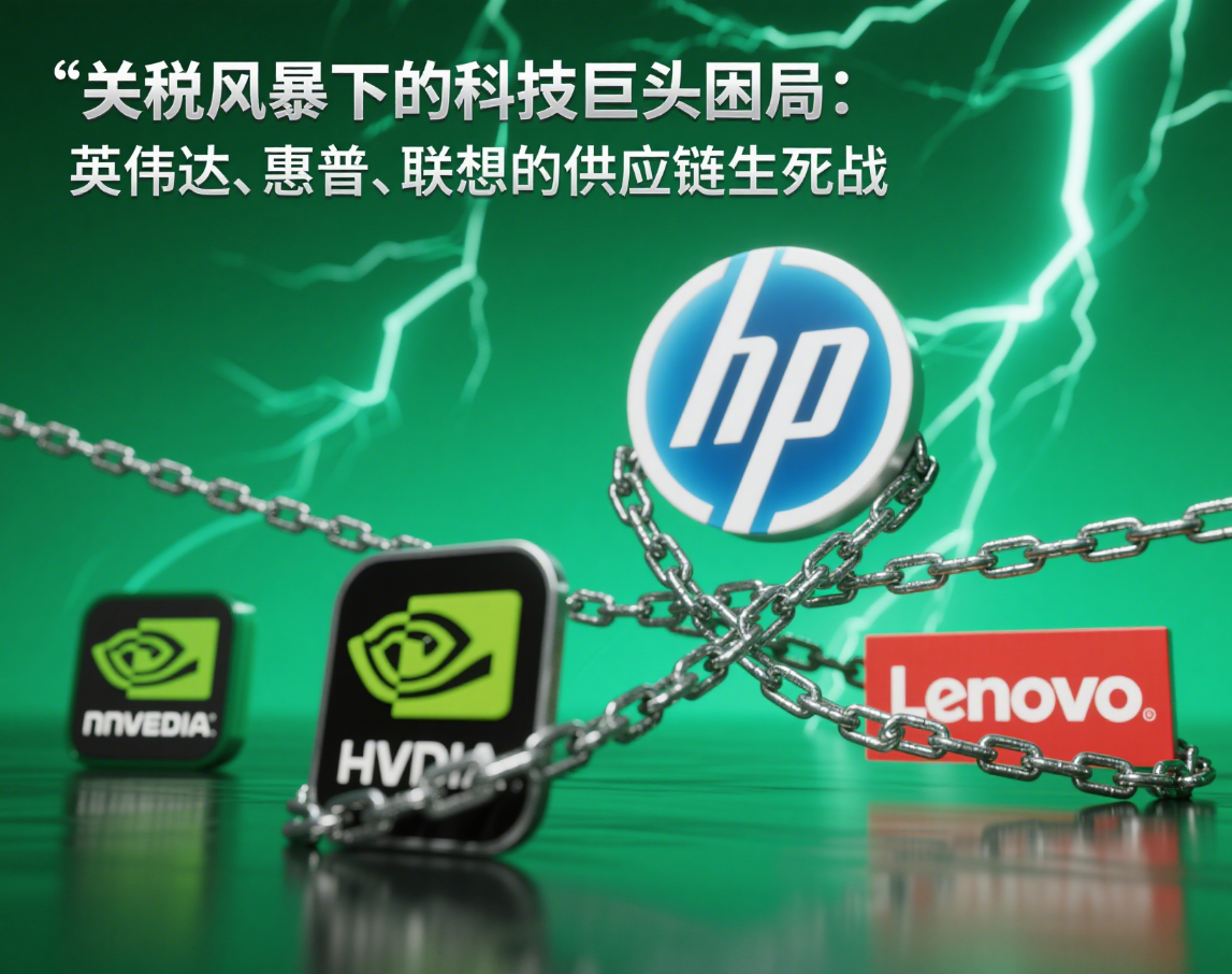 关税风暴下的科技巨头困局：英伟达、惠普、联想的供应链生死战