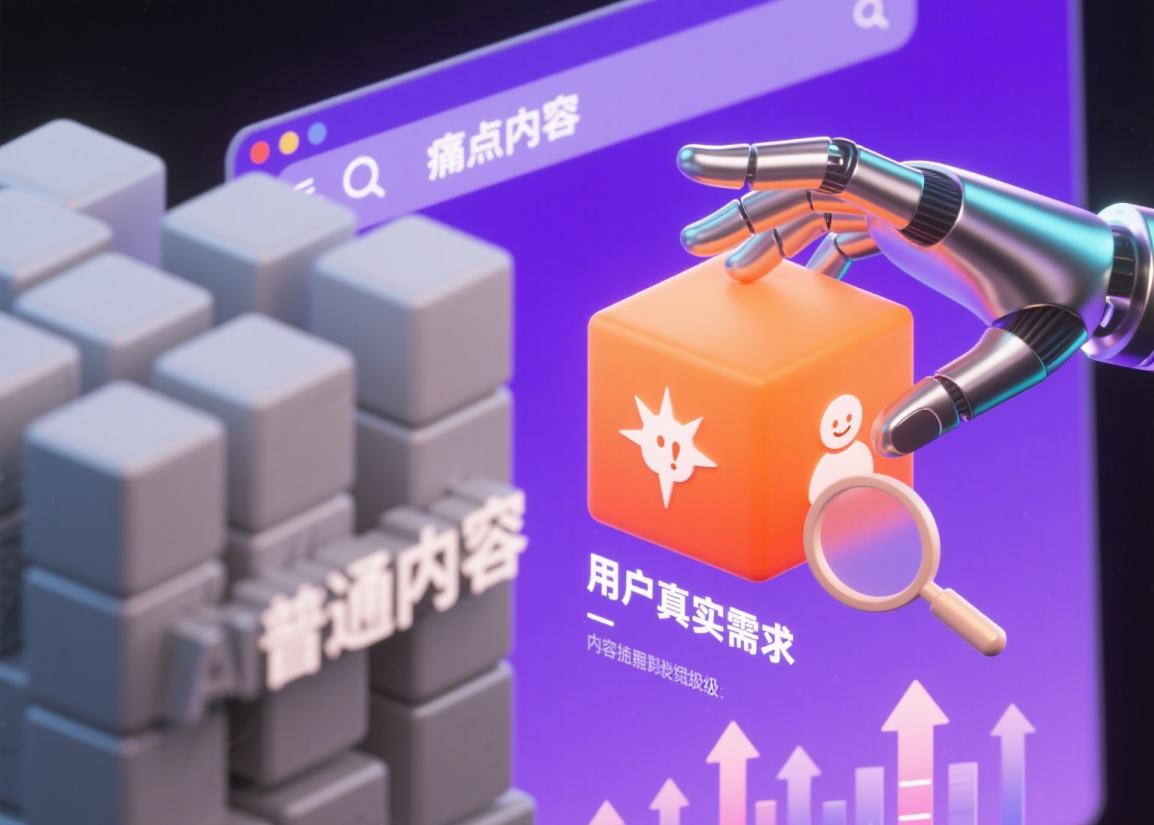 AI 搜索时代，内容想被 “优先抓取”？先抓准用户的 “真实痛点”