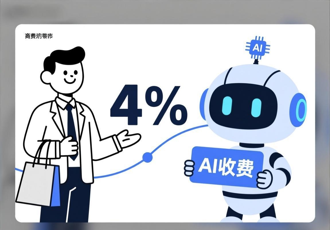 AI 购物收费时代来临？4% 佣金背后，商家买单意愿几何