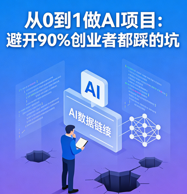 从 0 到 1 做 AI 项目：避开 90% 创业者都踩的坑