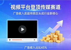 视频平台登顶传媒赛道，广告收入反超传统巨头成行业新核心